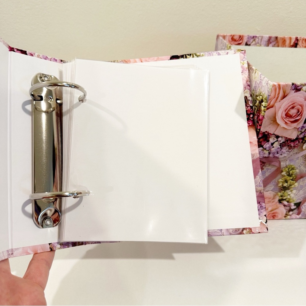 Vintage 1998 Floral Flower Decorative Picture Album Box Set of 3 - Picture 9 of 9